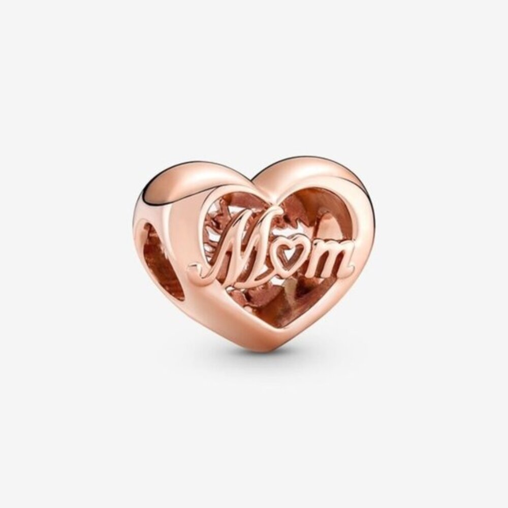 Authentic Thank You Mom Heart Charm
